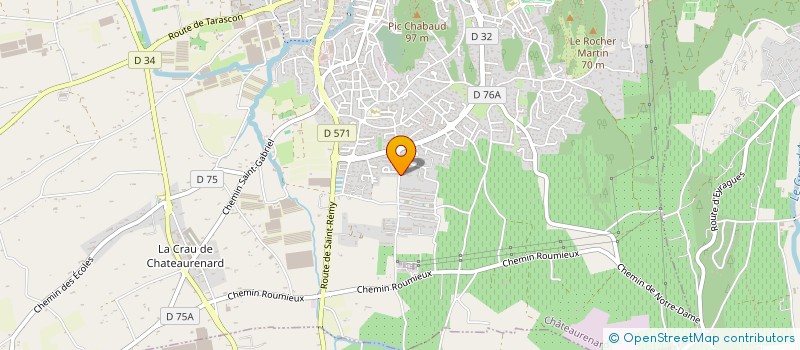 localisation de l'entreprise MADAME LAURENCE ROCHETAING  CHATEAURENARD