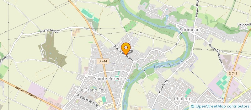 localisation de l'entreprise MADAME LAURENCE RONDEAU  NIORT