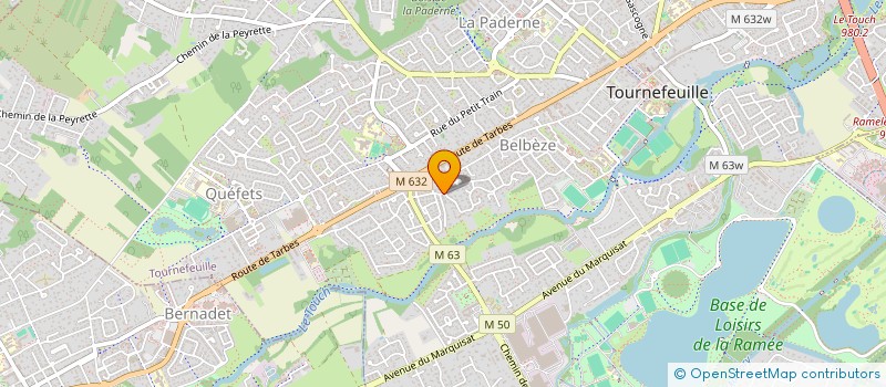 localisation de l'entreprise MADAME LAURENCE ROQUES  TOURNEFEUILLE