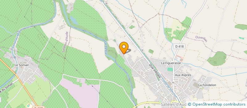 localisation de l'entreprise MADAME LAURENCE ROQUES  SALLELES-D'AUDE