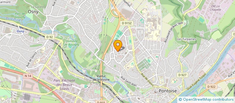 localisation de l'entreprise MADAME LAURENCE ROSE  PONTOISE