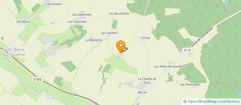 localisation de l'entreprise MADAME LAURENCE ROSSI  CHARNY OREE DE PUISAYE