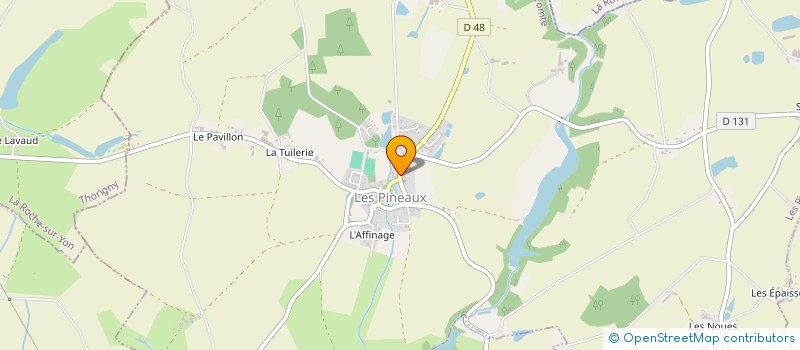 localisation de l'entreprise MADAME LAURENCE ROUILLON  LES PINEAUX