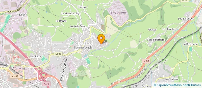 localisation de l'entreprise MADAME LAURENCE ROUQUIE  SAINT-JEAN-BONNEFONDS