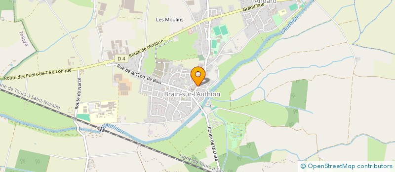 localisation de l'entreprise MADAME LAURENCE ROUSSEAU  LOIRE-AUTHION