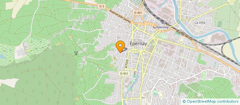 localisation de l'entreprise MADAME LAURENCE ROUSSEAU  EPERNAY