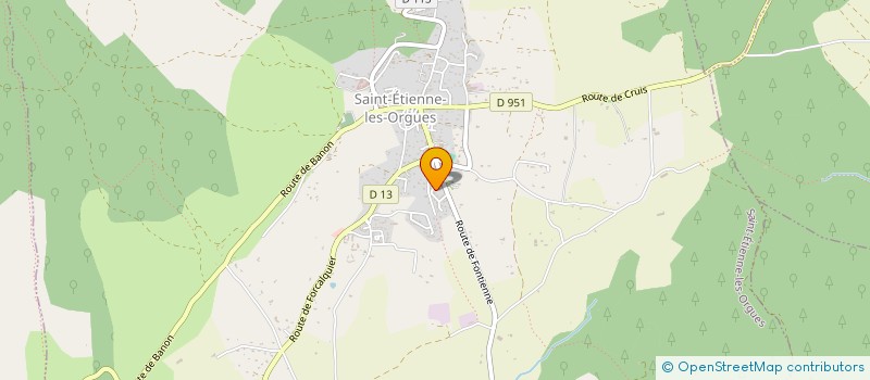 localisation de l'entreprise MADAME LAURENCE ROUSSEAU à SAINT-ETIENNE-LES-ORGUES