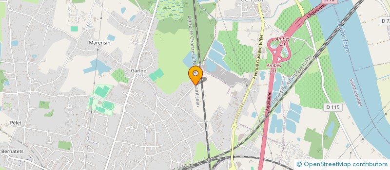 localisation de l'entreprise MADAME LAURENCE ROUSSEAU  AMBARES-ET-LAGRAVE