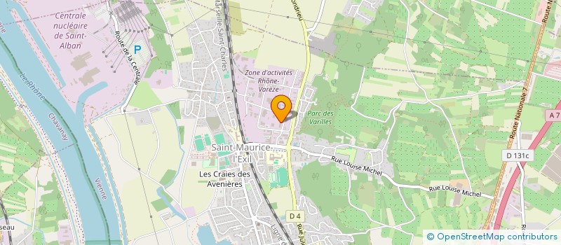 localisation de l'entreprise MADAME LAURENCE ROUSSEL à SAINT-MAURICE-L'EXIL