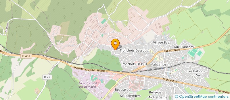 localisation de l'entreprise MADAME LAURENCE ROUSSEL GALLE  VALDAHON