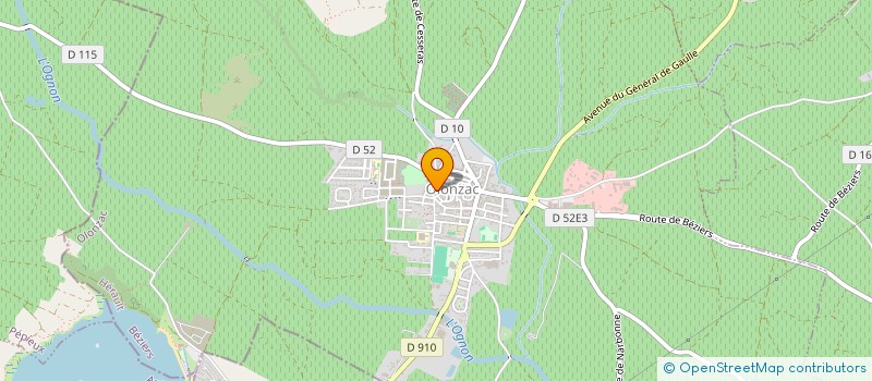 localisation de l'entreprise MADAME LAURENCE ROUX  OLONZAC