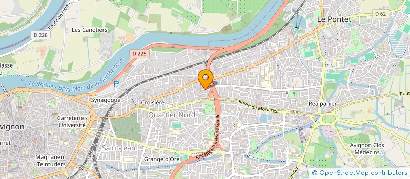 localisation de l'entreprise MADAME LAURENCE ROUX  LE PONTET