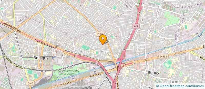 localisation de l'entreprise MADAME LAURENCE ROY à BOBIGNY