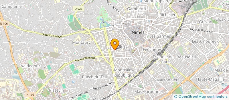 localisation de l'entreprise MADAME LAURENCE ROYER  NIMES