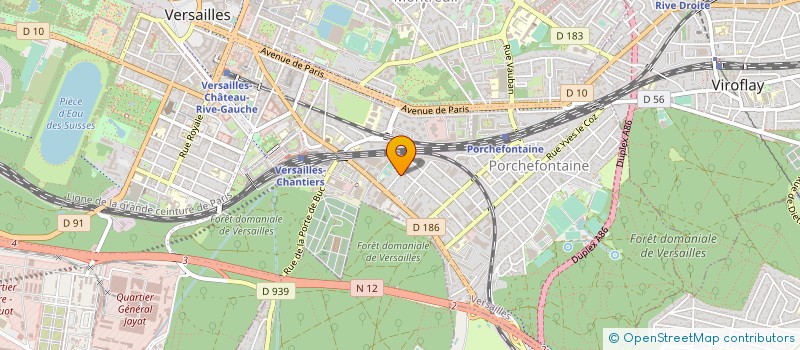 localisation de l'entreprise MADAME LAURENCE RUFFIER à VERSAILLES