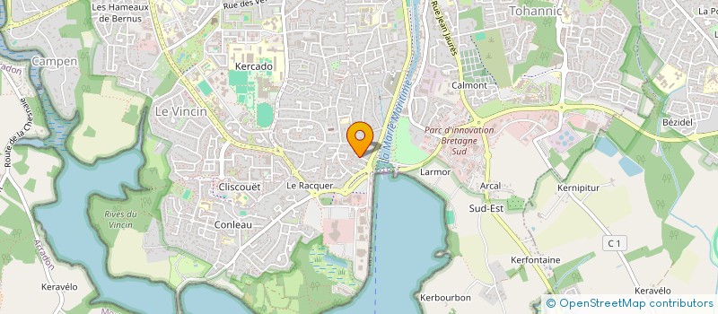 localisation de l'entreprise MADAME LAURENCE RULLEAU à VANNES