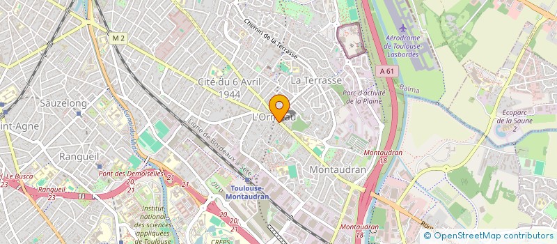 localisation de l'entreprise MADAME LAURENCE RYCKWAERT à TOULOUSE