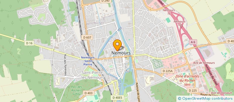 localisation de l'entreprise MADAME LAURENCE SABELLA  NEMOURS