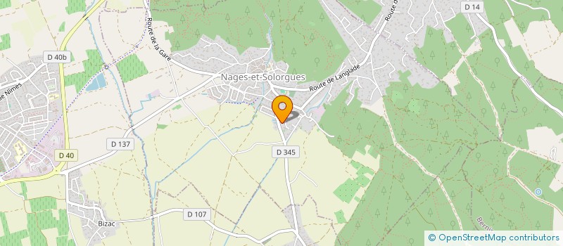 localisation de l'entreprise MADAME LAURENCE SABORIT  NAGES-ET-SOLORGUES