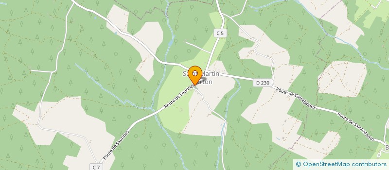 localisation de l'entreprise MADAME LAURENCE SADYS  SAINT-MARTIN-CURTON