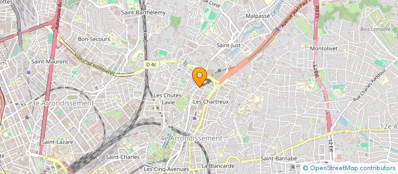 localisation de l'entreprise MADAME LAURENCE SAGLIETTI à MARSEILLE