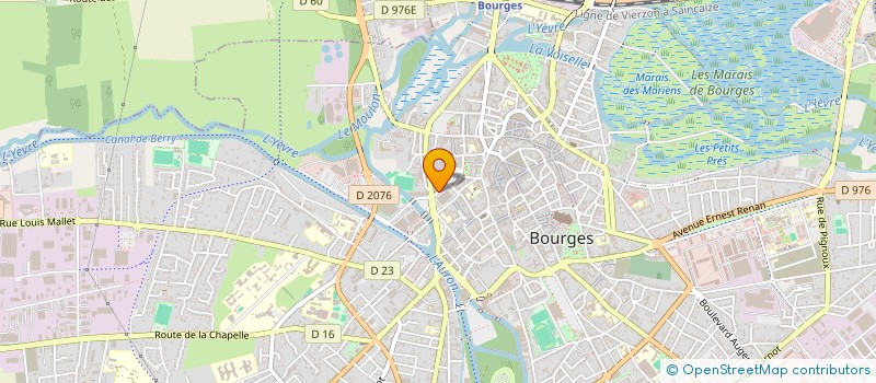 localisation de l'entreprise MADAME LAURENCE SAH  BOURGES