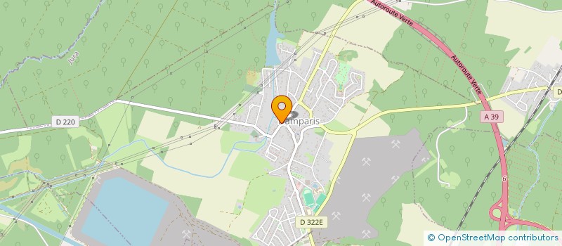 localisation de l'entreprise MADAME LAURENCE SAIVE  DAMPARIS