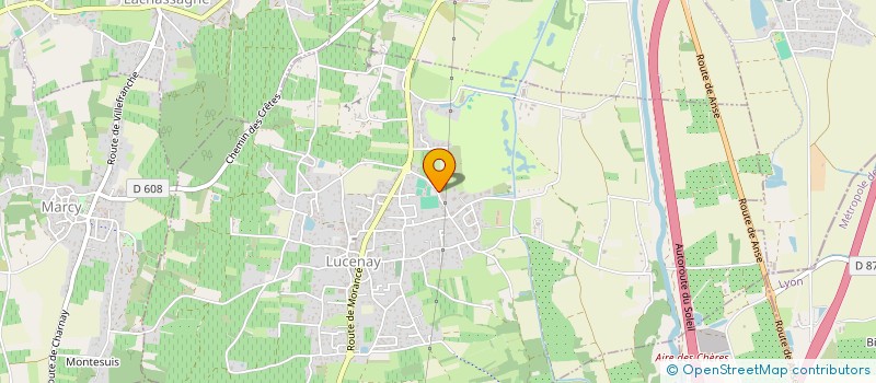 localisation de l'entreprise MADAME LAURENCE SANDRIN  LUCENAY