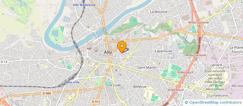 localisation de l'entreprise MADAME LAURENCE SANGELY à ALBI