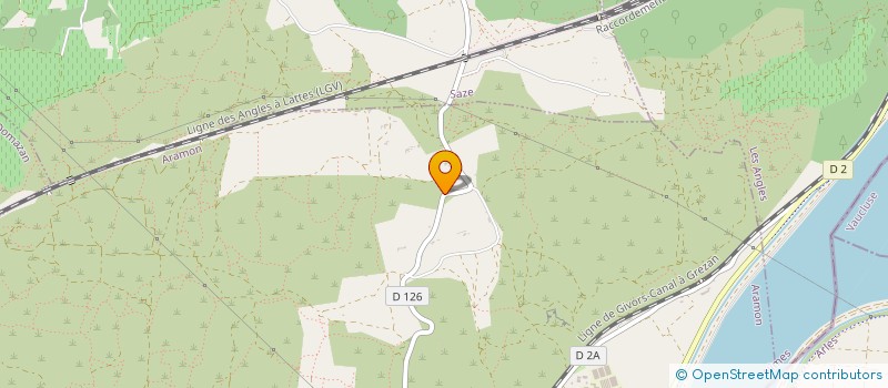 localisation de l'entreprise MADAME LAURENCE SANGRELET  ARAMON