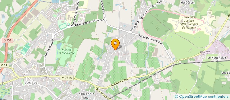 localisation de l'entreprise MADAME LAURENCE SANSOUCY  BOUAYE