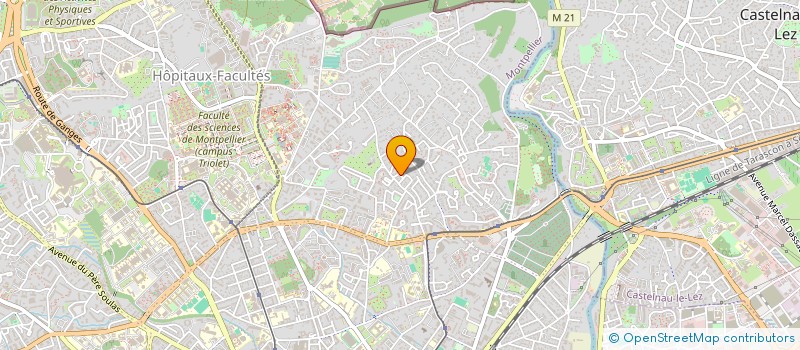 localisation de l'entreprise MADAME LAURENCE SANTINI à MONTPELLIER