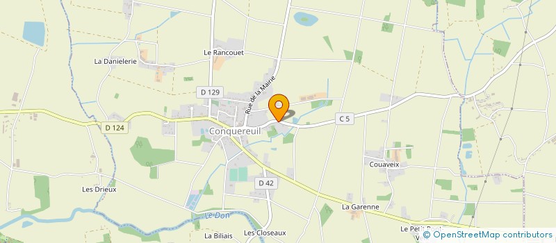 localisation de l'entreprise MADAME LAURENCE SARRE à CONQUEREUIL
