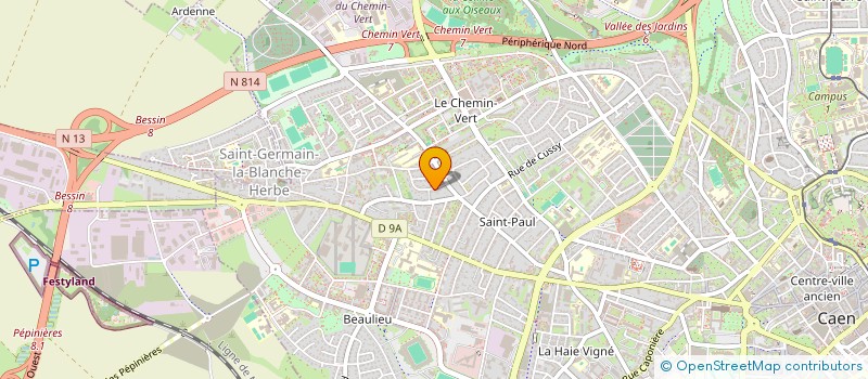 localisation de l'entreprise MADAME LAURENCE SAUNIER à CAEN