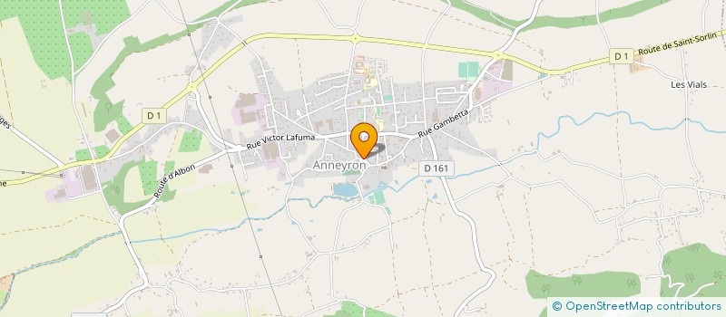 localisation de l'entreprise MADAME LAURENCE SAURAT  ANNEYRON