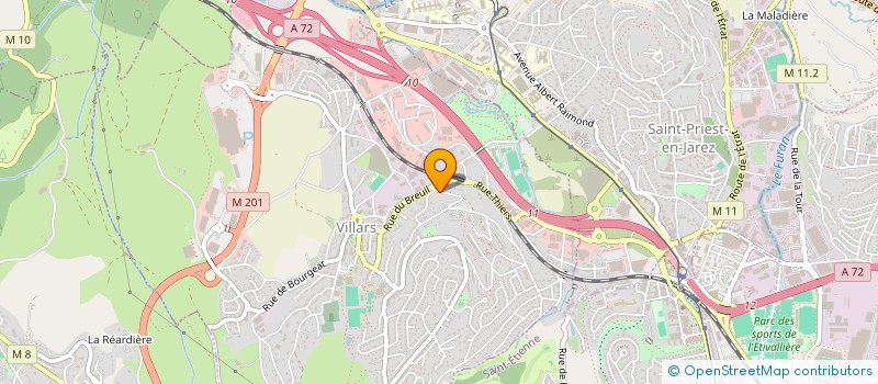 localisation de l'entreprise MADAME LAURENCE SAUSSAC  VILLARS