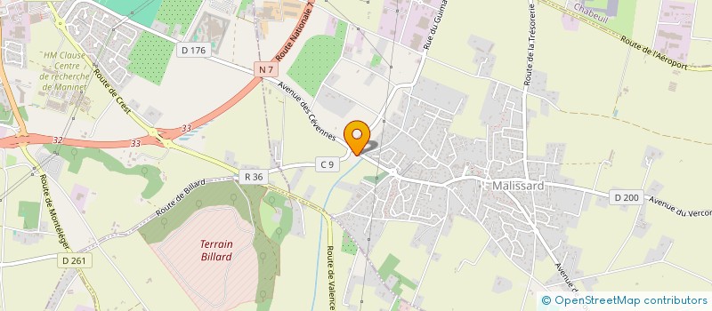 localisation de l'entreprise MADAME LAURENCE SAUVAJON  MONTELIER