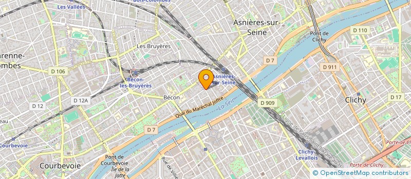 localisation de l'entreprise MADAME LAURENCE SCELLES à COURBEVOIE