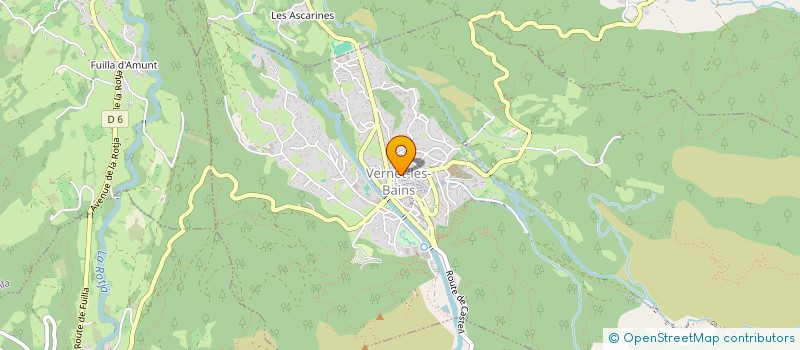 localisation de l'entreprise MADAME LAURENCE SCHAACK  VERNET-LES-BAINS