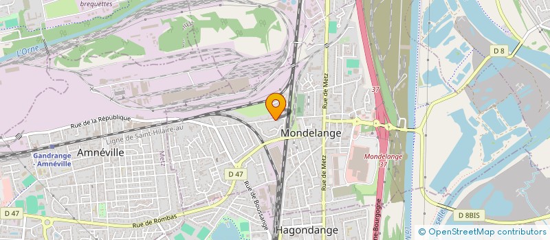 localisation de l'entreprise MADAME LAURENCE SCHIPPKE  HAGONDANGE