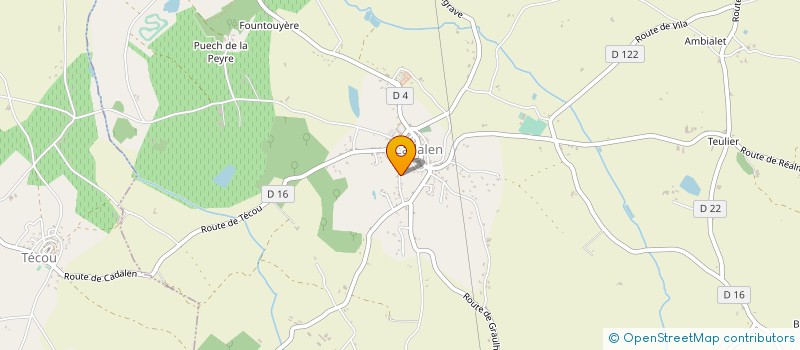 localisation de l'entreprise MADAME LAURENCE SCHITZ  CADALEN