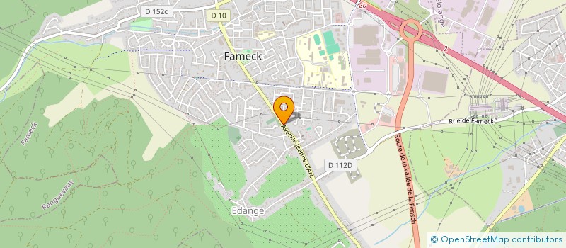 localisation de l'entreprise MADAME LAURENCE SCHLUTH  FAMECK