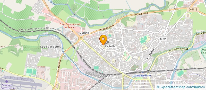 localisation de l'entreprise MADAME LAURENCE SCHMIDT  CARCASSONNE