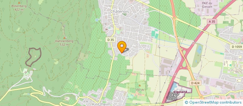 localisation de l'entreprise MADAME LAURENCE SCHMITT  CHATENOIS