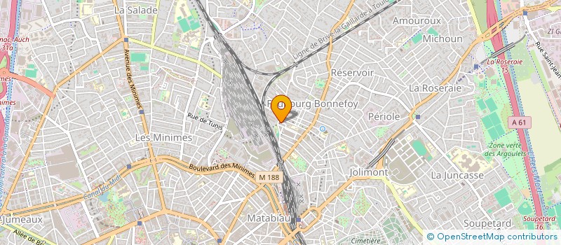 localisation de l'entreprise MADAME LAURENCE SENGUINET à TOULOUSE