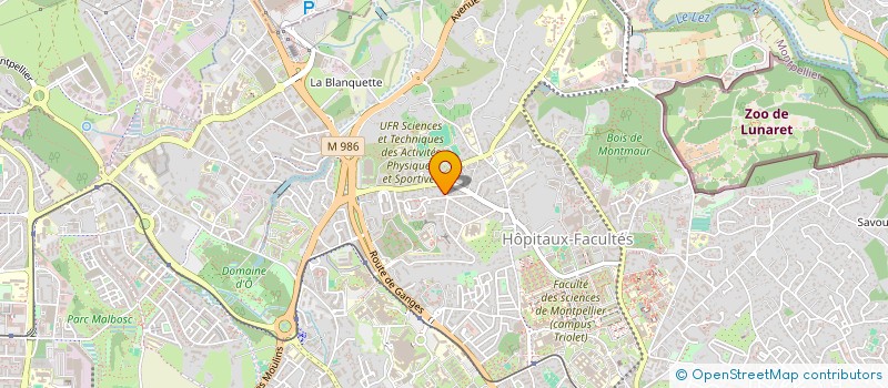 localisation de l'entreprise MADAME LAURENCE SEUTIN à MONTPELLIER