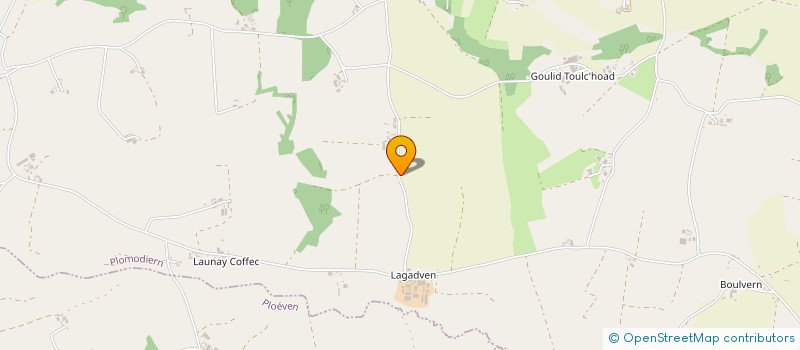 localisation de l'entreprise MADAME LAURENCE SEVELLEC  PLOMODIERN