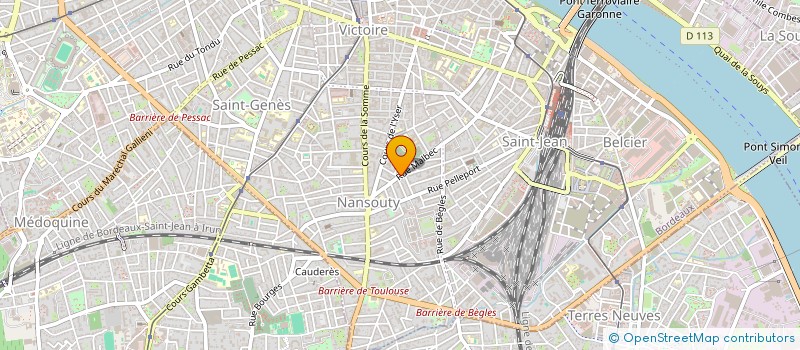 localisation de l'entreprise MADAME LAURENCE SEZARY à BORDEAUX
