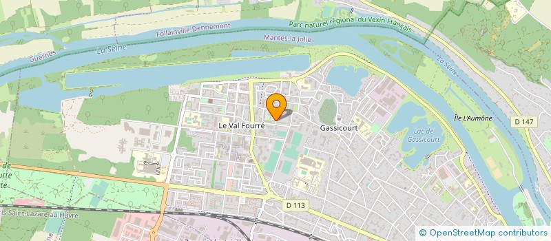 localisation de l'entreprise MADAME LAURENCE SHAIK  MANTES-LA-JOLIE