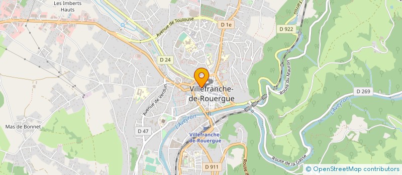 localisation de l'entreprise MADAME LAURENCE SIMIAN à VILLEFRANCHE-DE-ROUERGUE